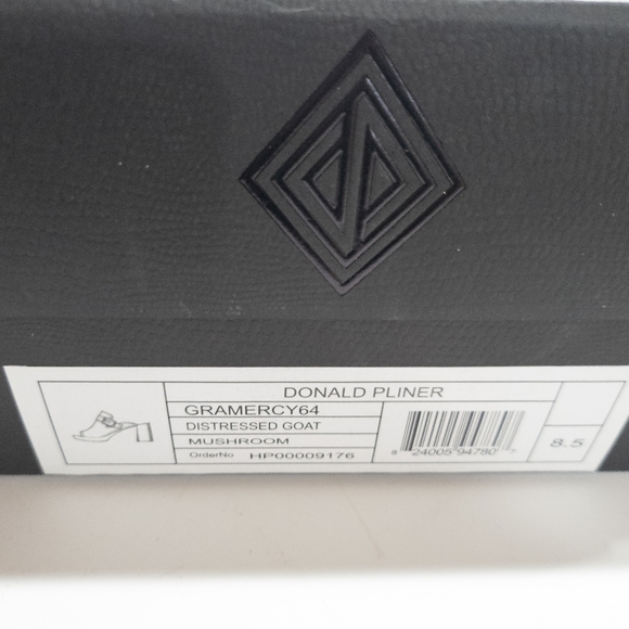 Donald J. Piner Gramercy Open Toe Platform Mule Mushroom -8.5 - Picture 11 of 11